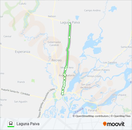 Mapa de ESPECIAL de autobús