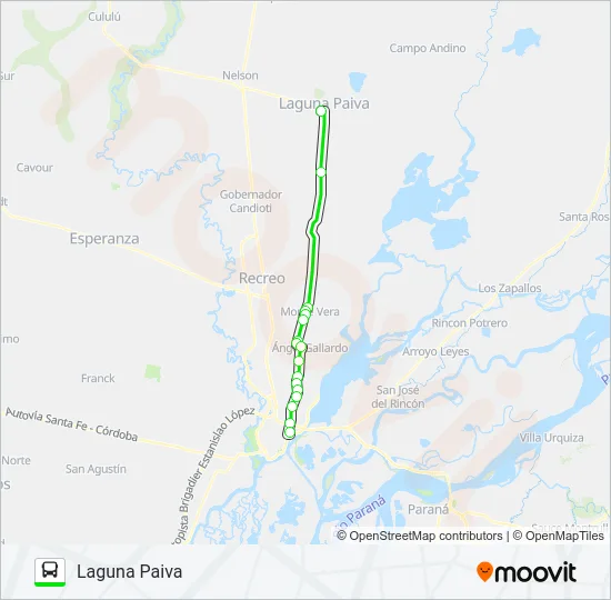 ESPECIAL Bus Line Map