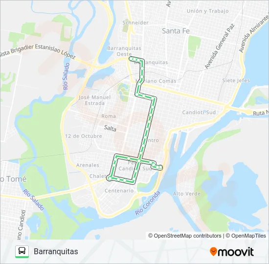 KIEFFER Bus Line Map