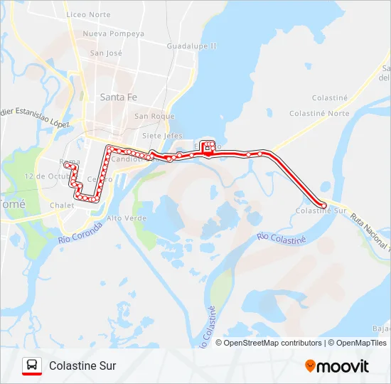 2 Bus Line Map