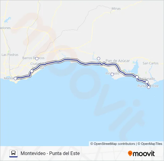 TURISMAR Bus Line Map