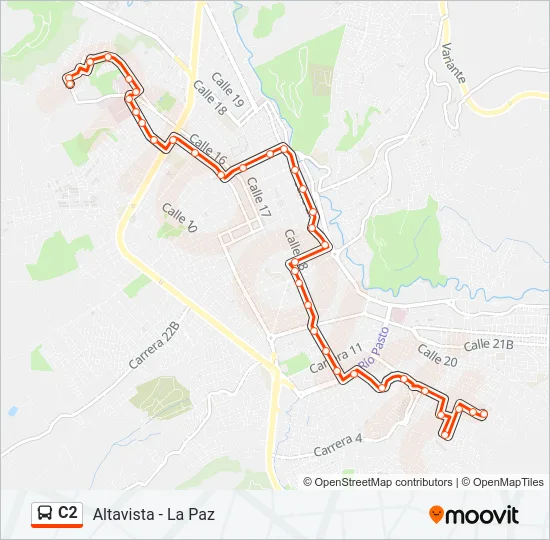C2 Bus Line Map