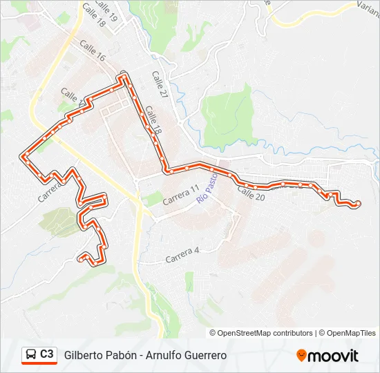 C3 Bus Line Map