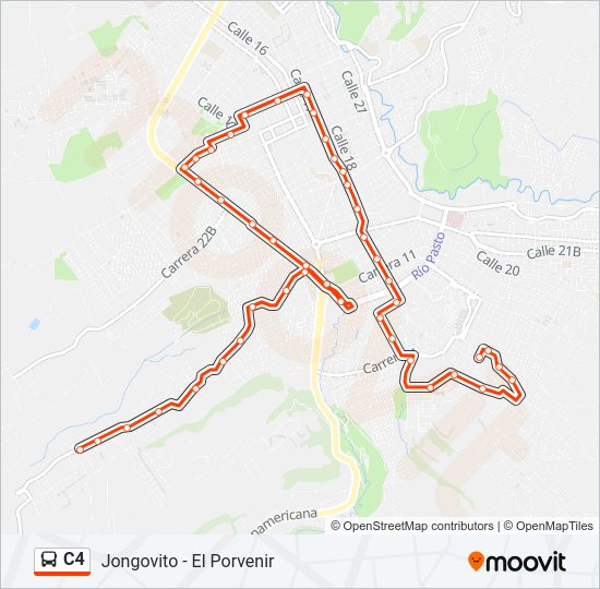 C4 Bus Line Map