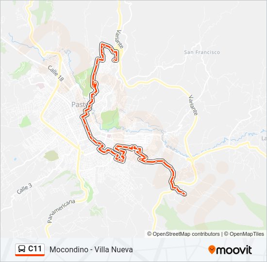 C11 Bus Line Map