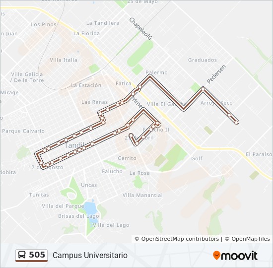 505 Bus Route Schedule 505 Route: Schedules, Stops & Maps - Terminal (Updated)