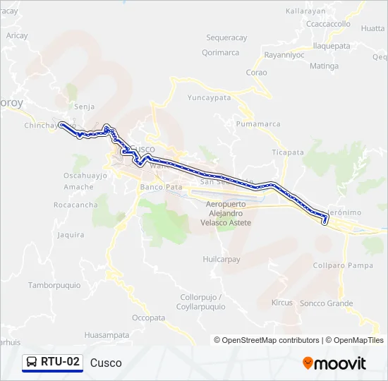 RTU-02 Bus Line Map
