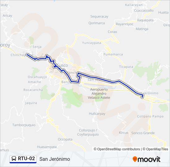 RTU-02 Bus Line Map