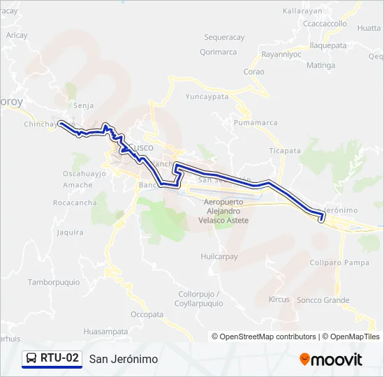 RTU-02 Bus Line Map