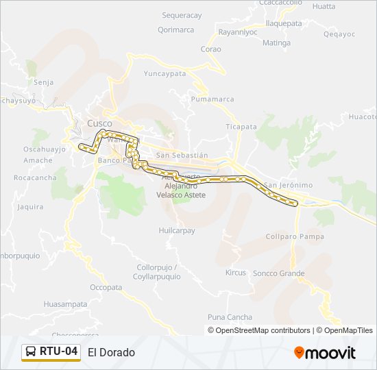 RTU-04 bus Line Map