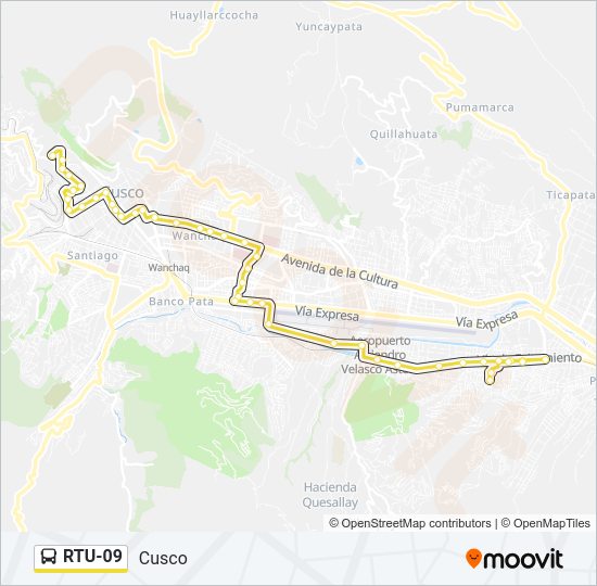 RTU-09 Bus Line Map