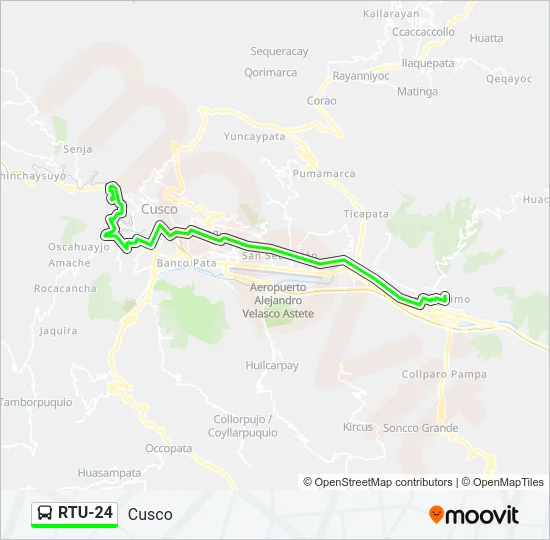 RTU-24 Bus Line Map