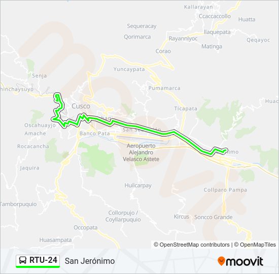 RTU-24 Bus Line Map