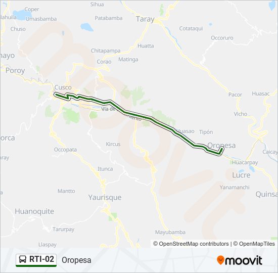 RTI-02 bus Line Map