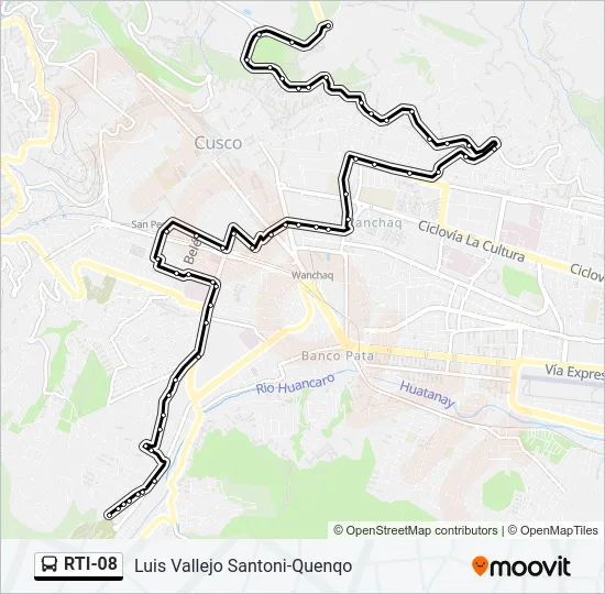 RTI-08 Bus Line Map