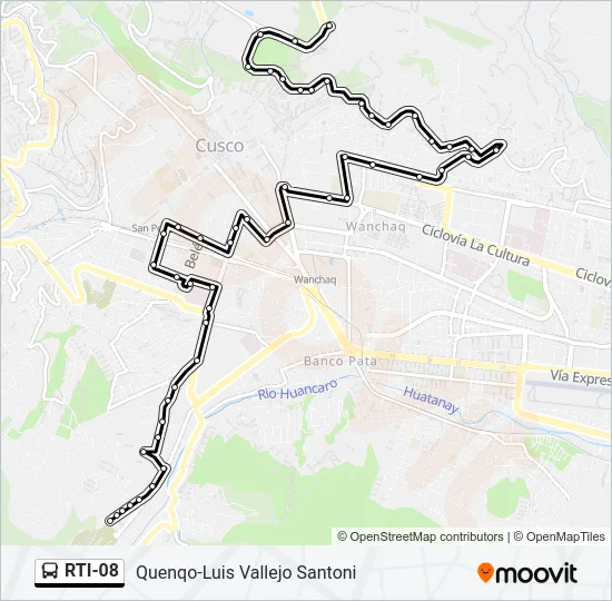 RTI-08 Bus Line Map