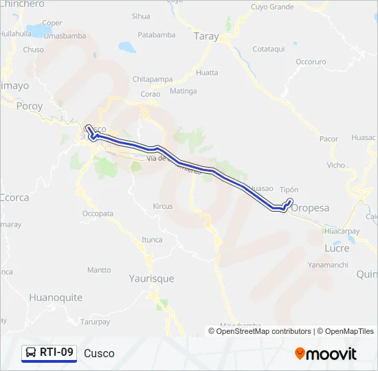 RTI-09 Bus Line Map