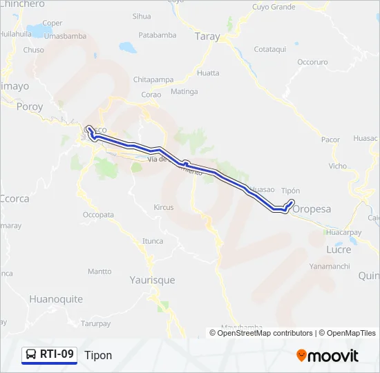 RTI-09 Bus Line Map