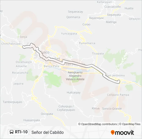 RTI-10 Bus Line Map