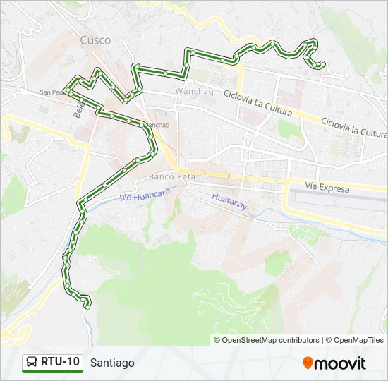 RTU-10 Bus Line Map