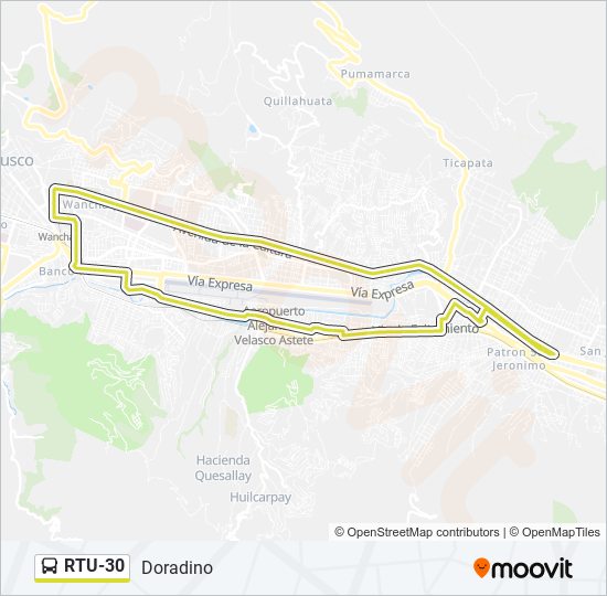 RTU-30 bus Line Map
