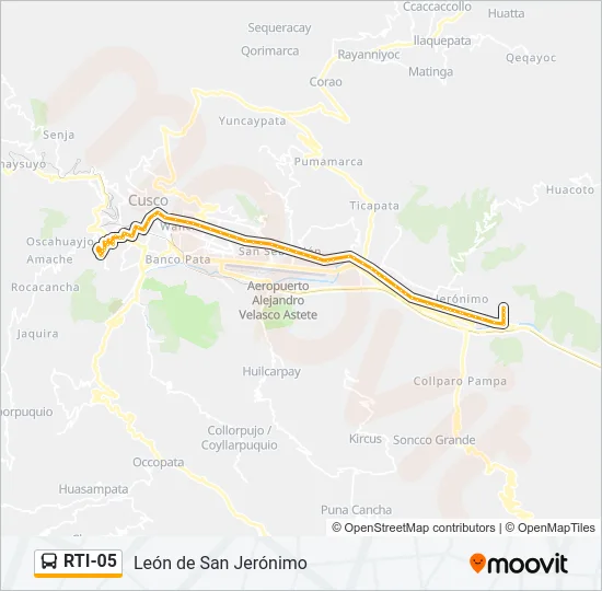 RTI-05 Bus Line Map