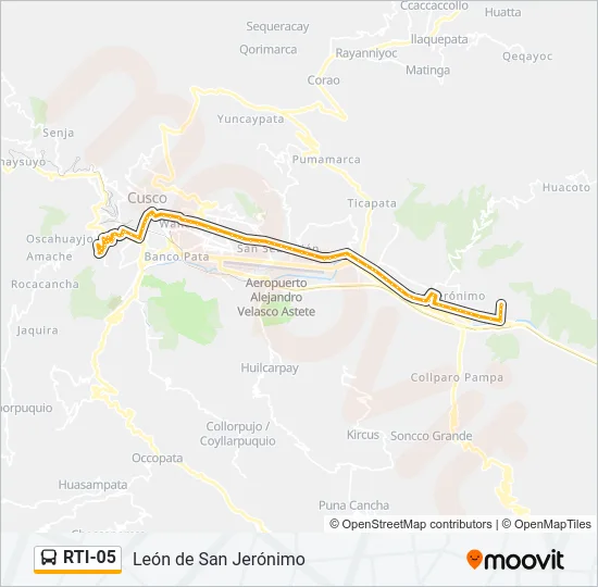 RTI-05 Bus Line Map