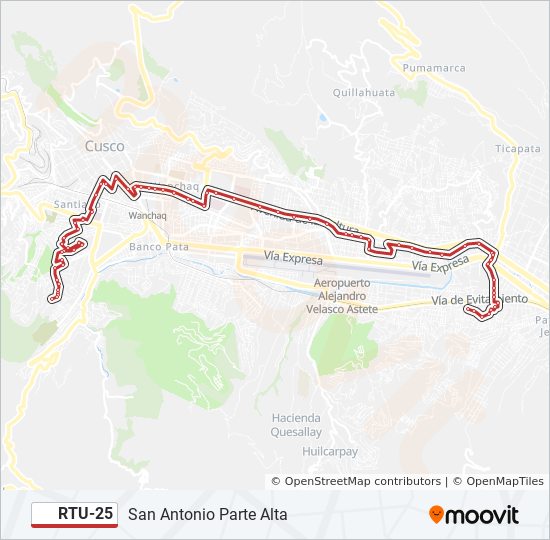 RTU-25 bus Line Map