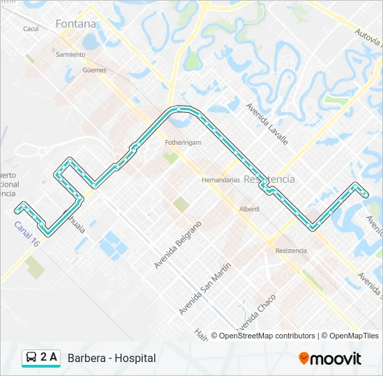 2 A Bus Line Map