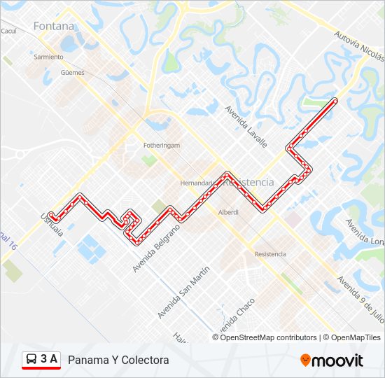 3 A Bus Line Map