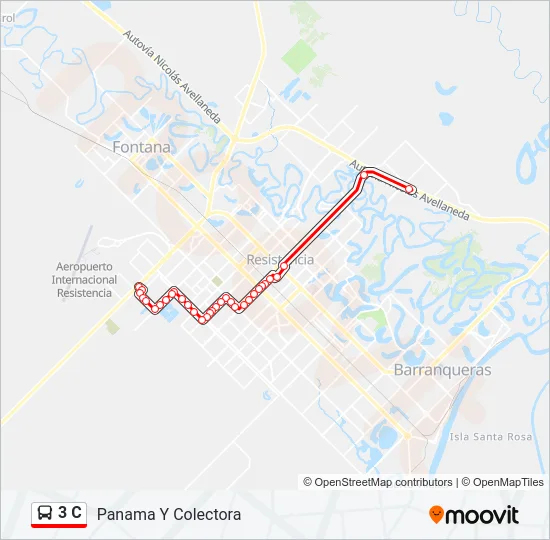 3 C Bus Line Map