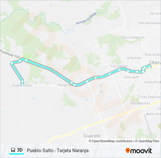 3D bus Line Map