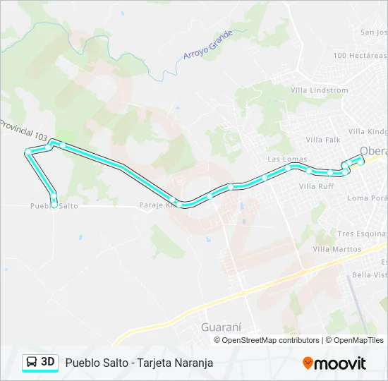3D Bus Line Map