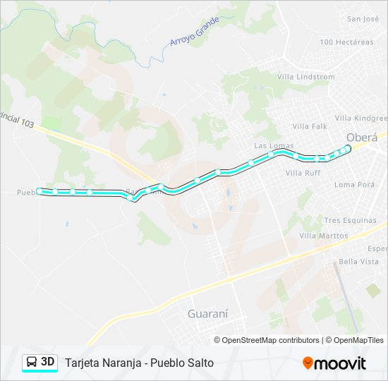 3D bus Line Map