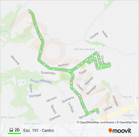 2D Bus Line Map