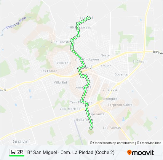 2R bus Line Map