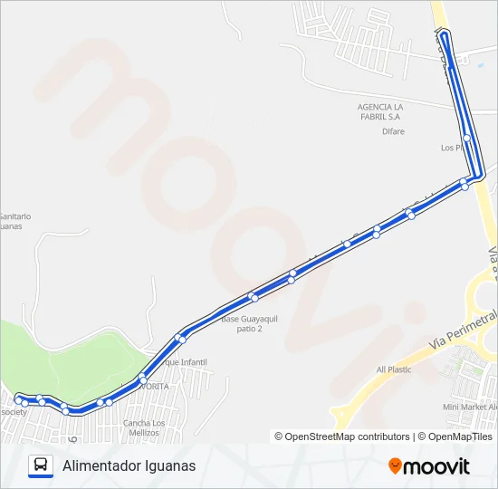 T3 RA03 Bus Line Map