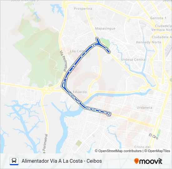 T3 RA06 Bus Line Map