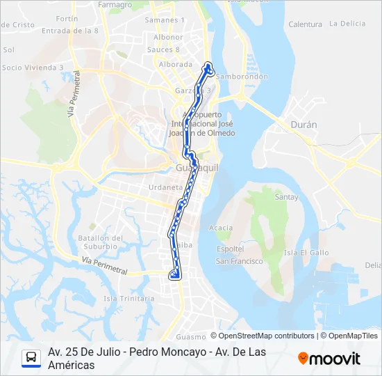 TRONCAL 2 Bus Line Map