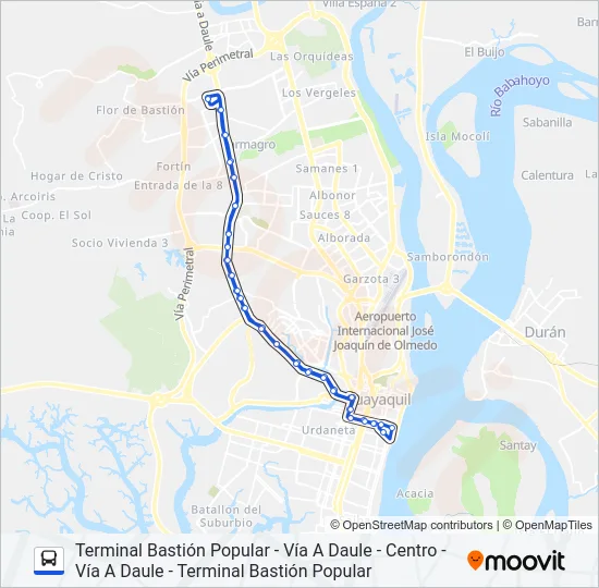 TRONCAL 3 Bus Line Map