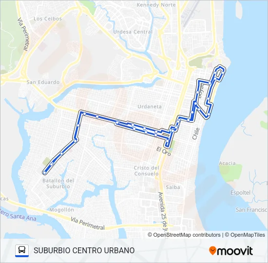 TRONCAL 4 Bus Line Map