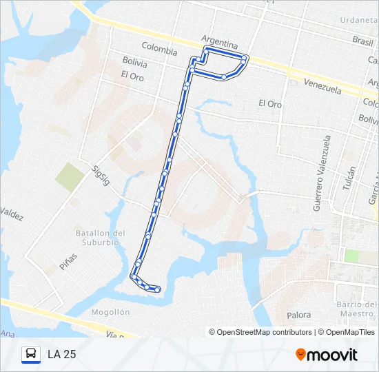 T4 RA05 Bus Line Map