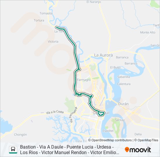 RUTA 54 bus Line Map