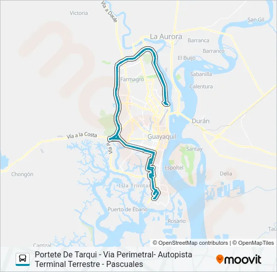 RUTA 118 Bus Line Map