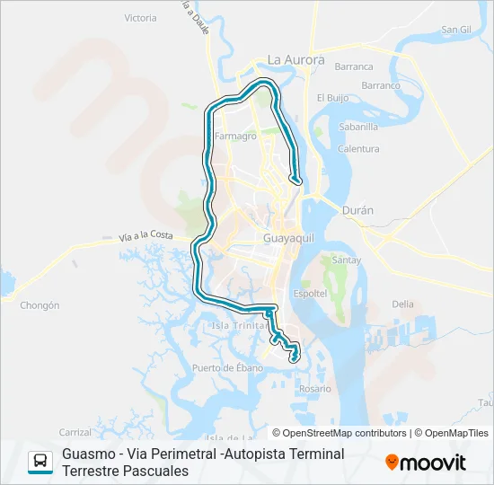 RUTA 16 Bus Line Map