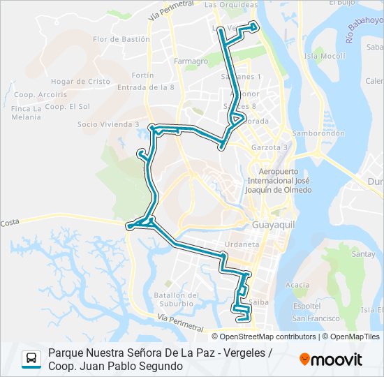 RUTA 76 bus Line Map