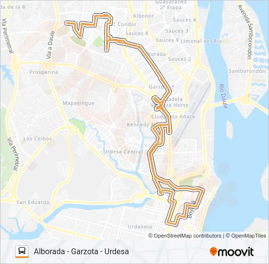 RUTA 47 Bus Line Map
