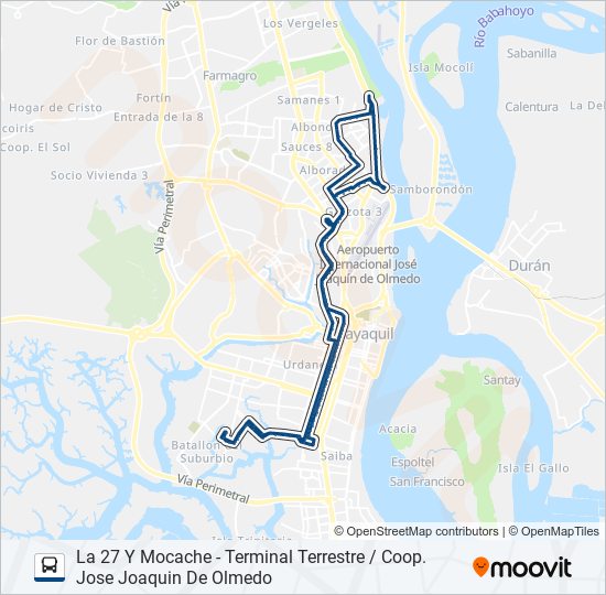 RUTA 90 bus Line Map