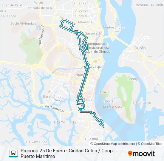 RUTA 13 Bus Line Map