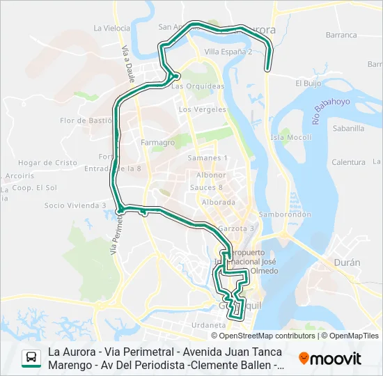 RUTA 67 Bus Line Map